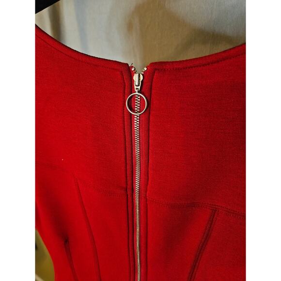 NWT Maeve by Anthropologie Red Fit & Flare Dress – Sleeveless, Size L - Picture 6 of 8
